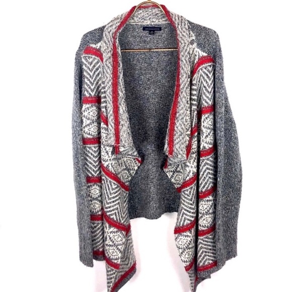 American Eagle Outfitters Sweaters - American Eagle Tribal Grey Sweater Cardigan Large